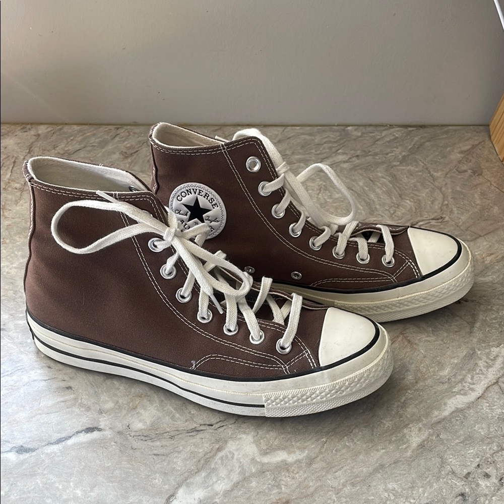 Converse Brown High-Top Sneakers